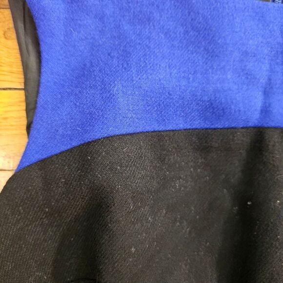 Shoshanna Blue and Black Midi Dress - Picture 4 of 7